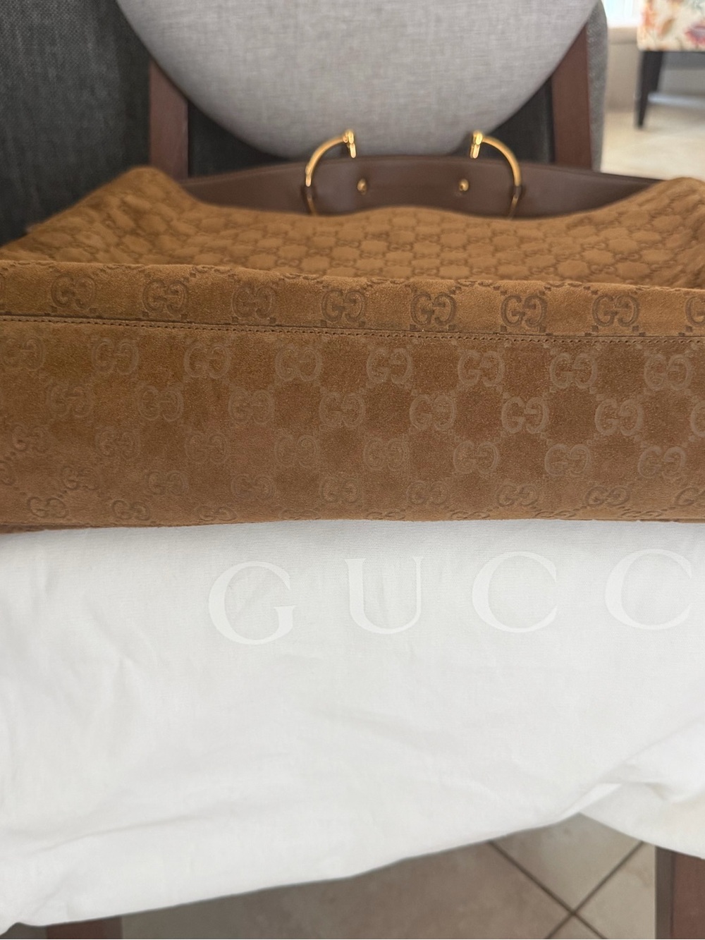 Gucci Beatrix suede maxi GHW 2025 new! - Picture 16 of 16